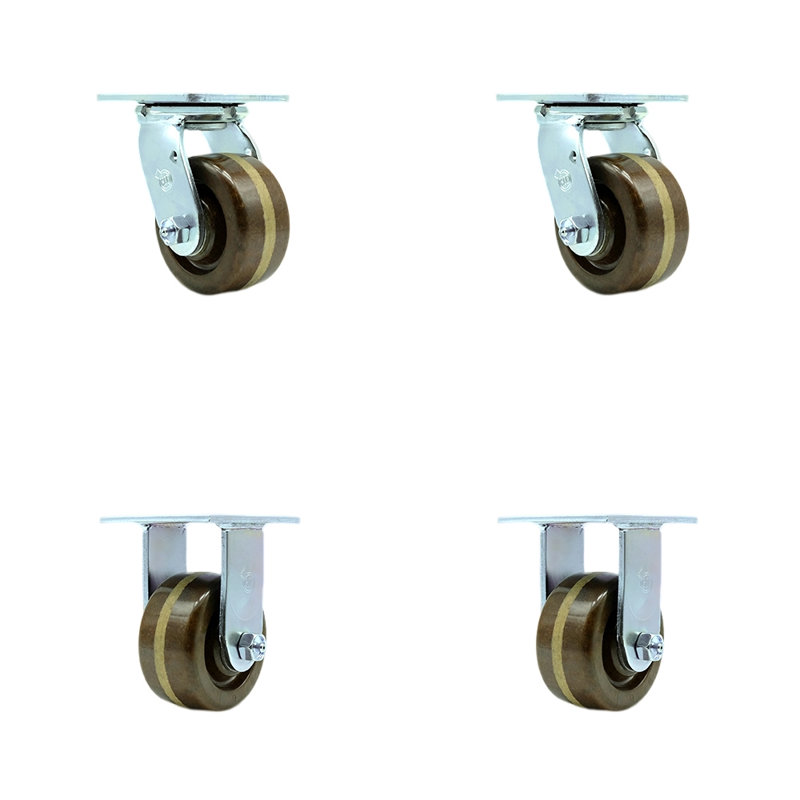 Ensemble de roulettes 4 pièces