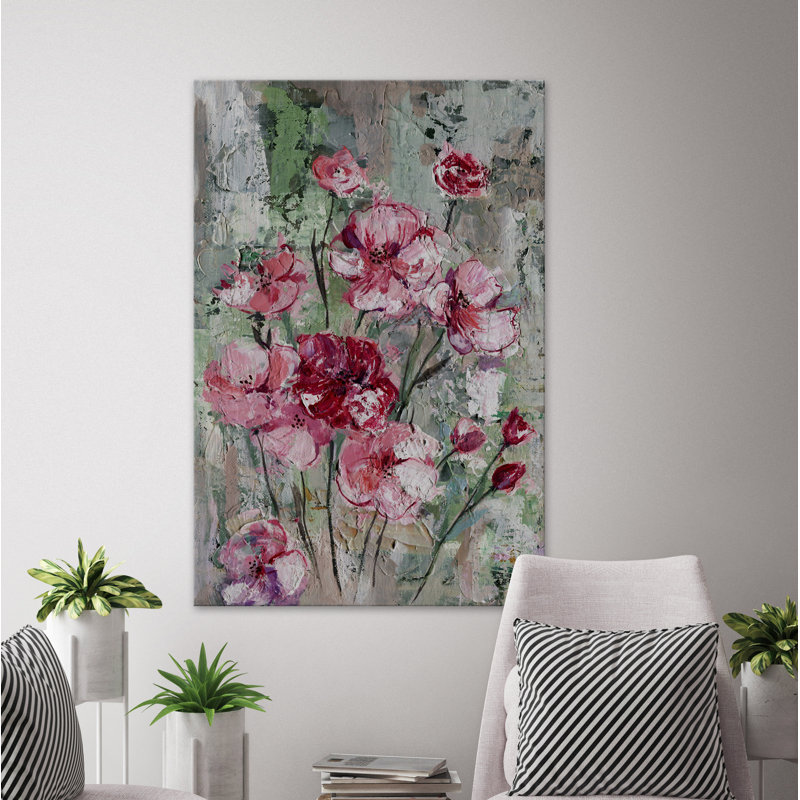 Spring in My Heart 1 Piece Wrapped Canvas Painting, 152cm H x 101cm W x 3.81cm D