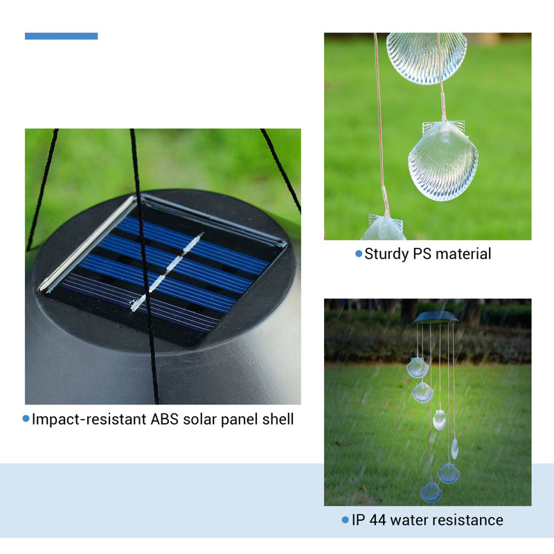Ensemble de carillons éoliens 6 pièces Aaronson