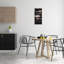 «Let's Eat with Kitchen Utensils», art mural encadré flottant gris par Lux + Me Designs-1498189044-1498189051