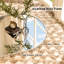 Arched Aluminum Alloy Framed Full Length Mirror with Stand Large Wall Mirror-1888288164-1888288165