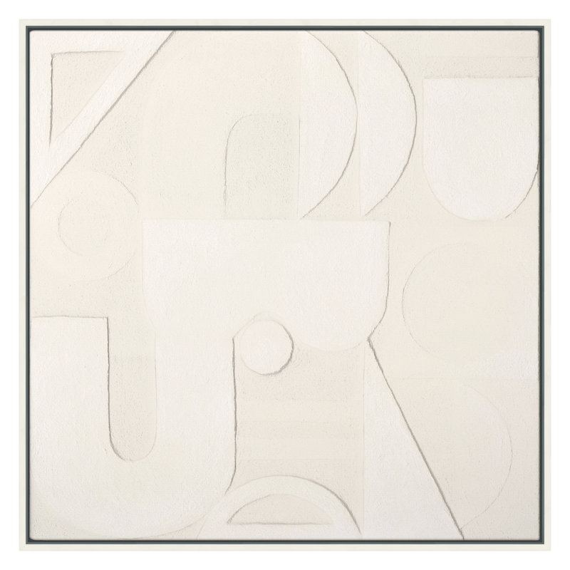 Marbre par Shana Blakley - reproduction de cadre flottant sur toile, H 30 po x l 30 po