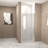 32"X 72" Shower Door Aluminum Frame, Half Frame ,1/4"(6Mm) Tempered Glass Explosion Proof Film-123404374