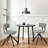 Modern Fabric Upholstered Solid Metal Dining Chairs-1580492446