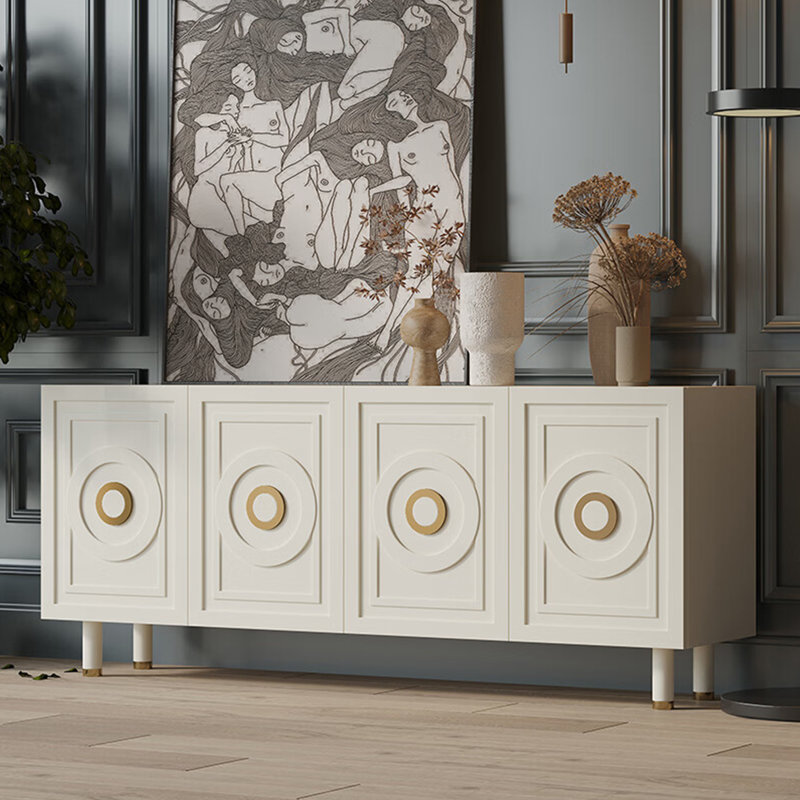Modern minimalist high-end sideboard