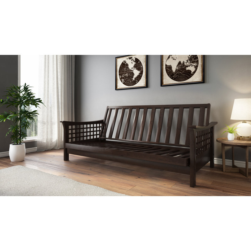 Trelli Futon Frame, Black Walnut, Full