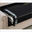 Grand canapé-lit convertible pour grand lit avec matelas en mousse à mémoire de forme, rampe à rivets et conception escamotable pour plus de confort et de polyvalence dans les salons et les appartements-297129612