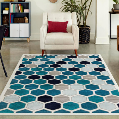 Tapis bleu Santos