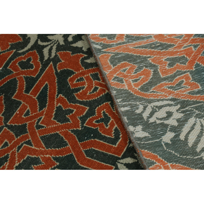 One-of-a-Kind 3'4”x9'7” Hand Knotted Area Rug