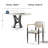 7-Piece 59.06' Round Dining Set Upgrade: Adds Removable Lazy Susan to Sintered Stone Table, Perfect for 6 Person Families-1992516047