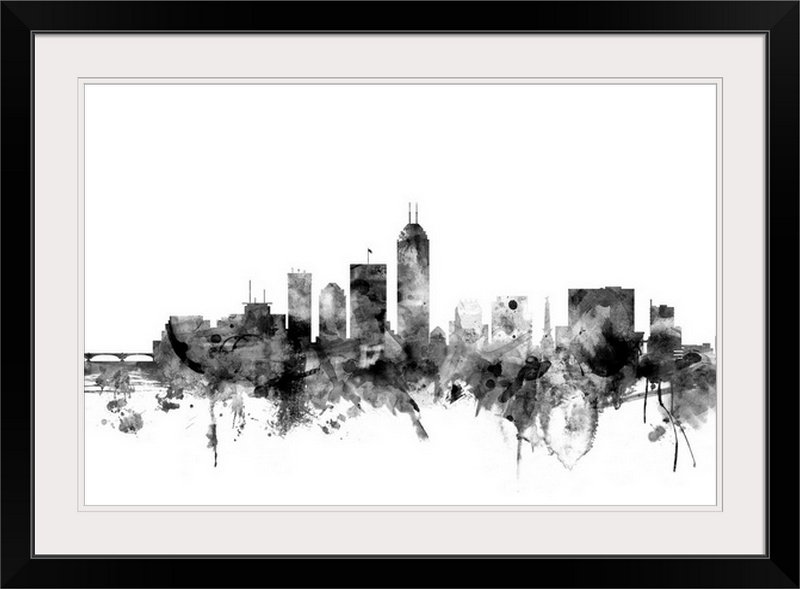Francy " Indianapolis Indiana Skyline " by Michael Tompsett Ebern Designs 