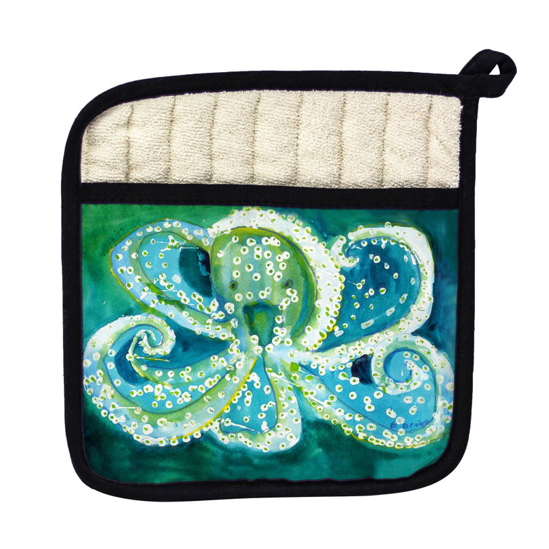 Cuisinier poignée octopus betsy drake interiors