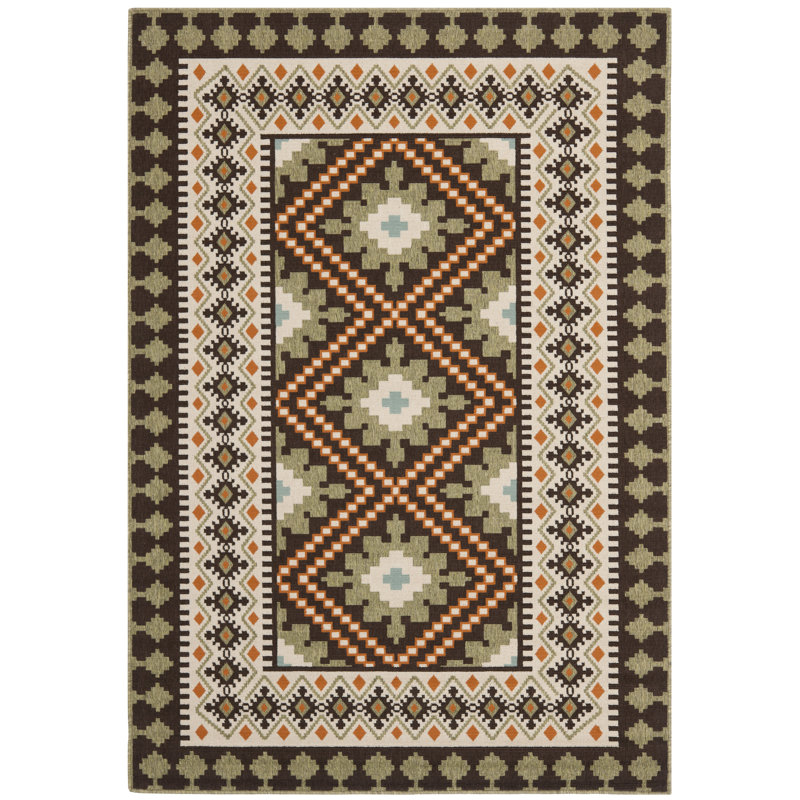 Northpoint Performance Southwestern Indoor/Outdoor Area Rug, Rectangle 8' x 11'