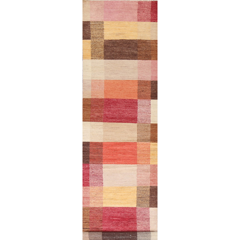 Contemporary Runner Gabbeh  Oriental Rug 3x15
