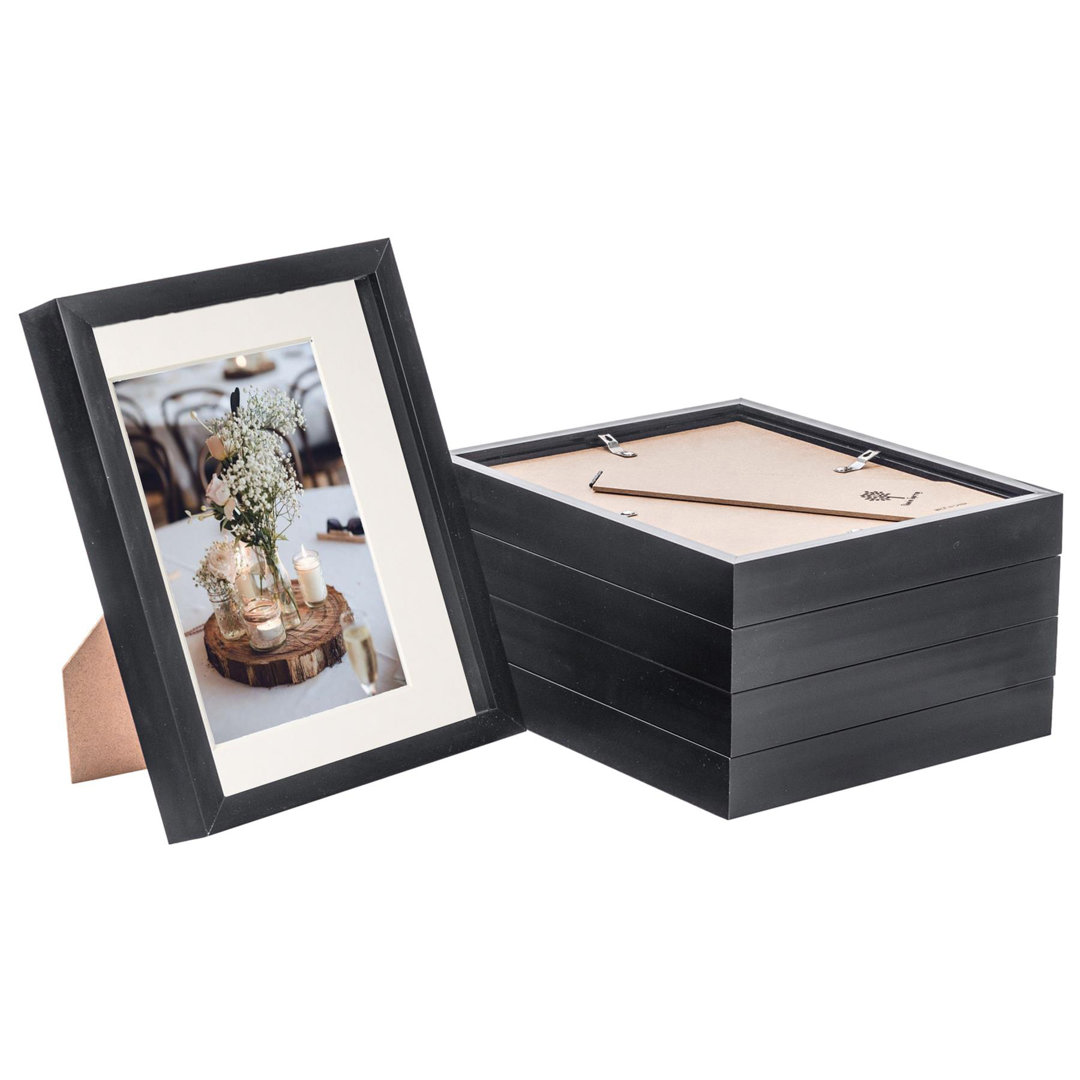 Nicola Spring - 3D Box Photo Frames - 8 x 10" with 5 x 7" Mount