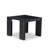 10-pc Xtenczar Dining Table Set a Rectangular Kitchen Table with a coffee Table and a wooden Bench and 7 Light Gray Polyester Fabric Dining Room Chair, Wire Brushed Black-124598929-124635619-124598935