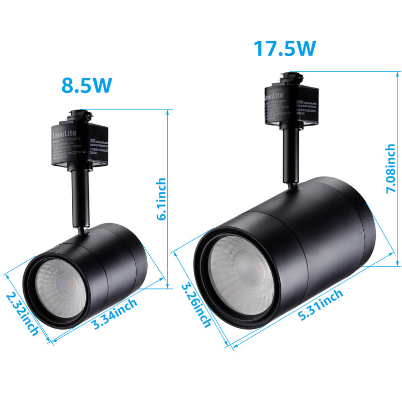 LED Ceiling Track Light Heads Dimmable H Type Track Light