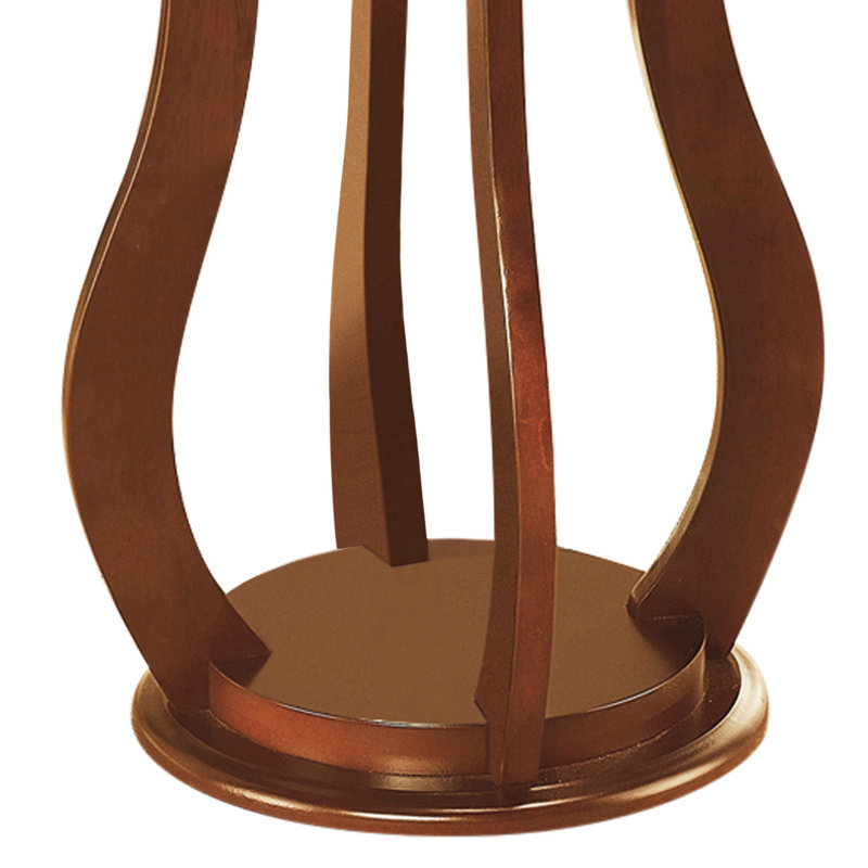 Table d'appoint Radiant Brown avec plateau en faux marbre pour le concept de table