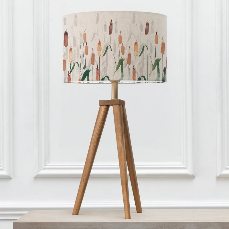 Saroma Solid Wood Tripod Lamp