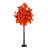 6Ft. Pre-Lit Autumn Artificial Fall Tree With 300 Warm White LED Lights