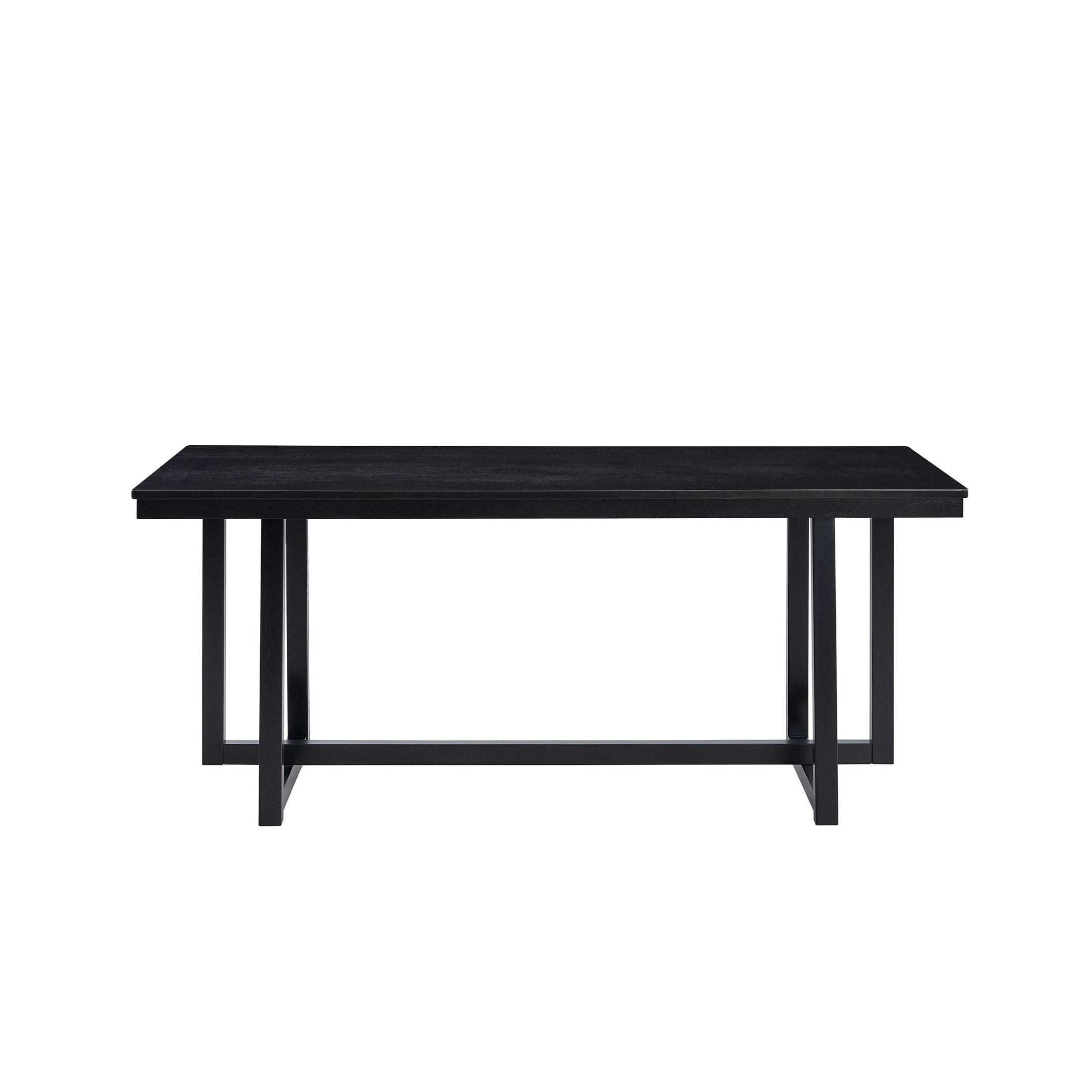 Latitude Run® Kini Sleek Black Finish Dining Table | Wayfair