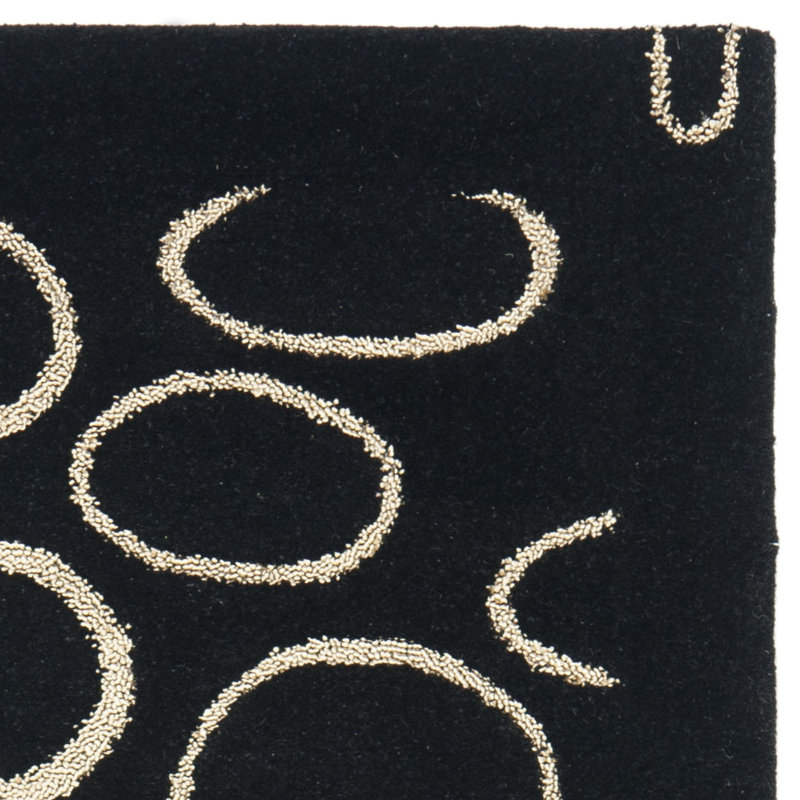 Jorie Hand Tufted Wool And Viscose Geometric Rug, Runner 2'6" x 8'
