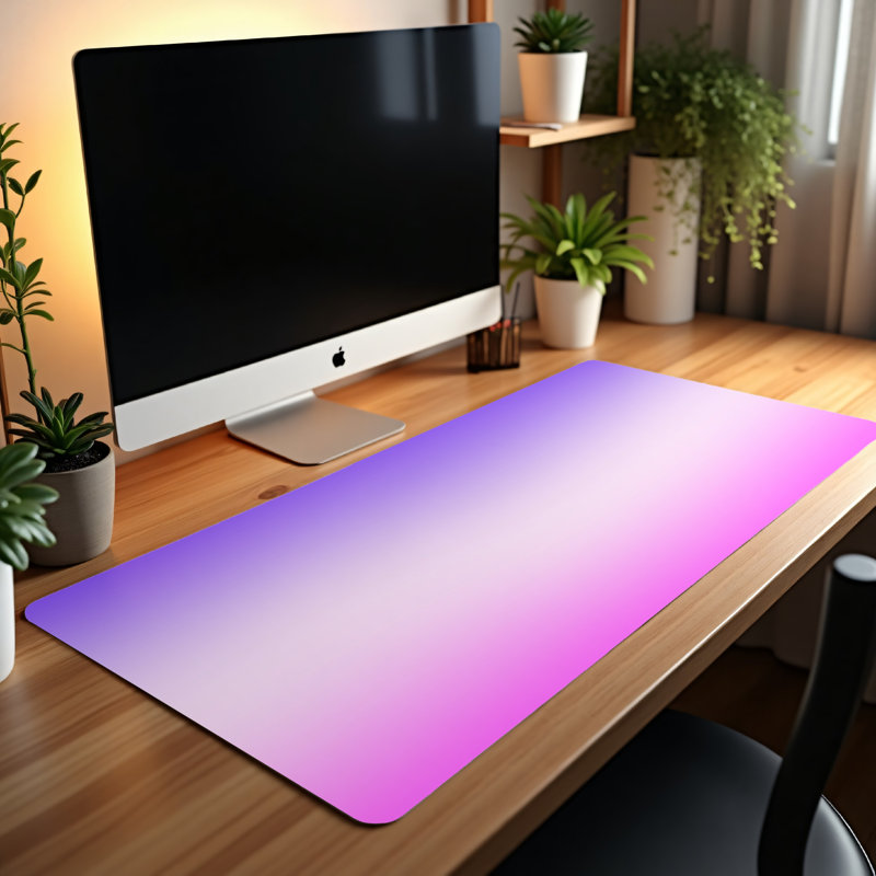 Polyester Desk Pad, 14.4x12.1