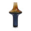 Tall Amber Over Cobalt Vase-Lg