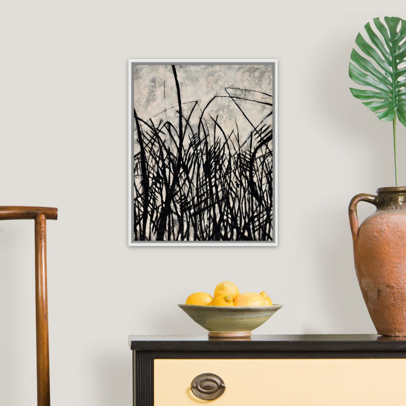 Reproduction d'art sur toile, Cadre flottant blanc, H 22 po x l 18 po x P 1,75 po