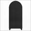 Armoire de rangement arquée moderne avec portes en verre