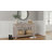 Duplin Console Table – White Washed Distressed Mango Wood with Lower Shelf (48") 