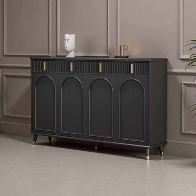 French style home storage shoe cabinet