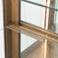 Portrait Display Cabinet - Sienna Brown