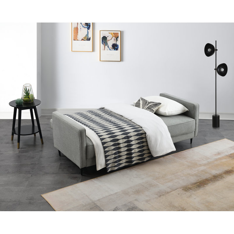 Locke 3 Seater Chenille Sleeper, Grey