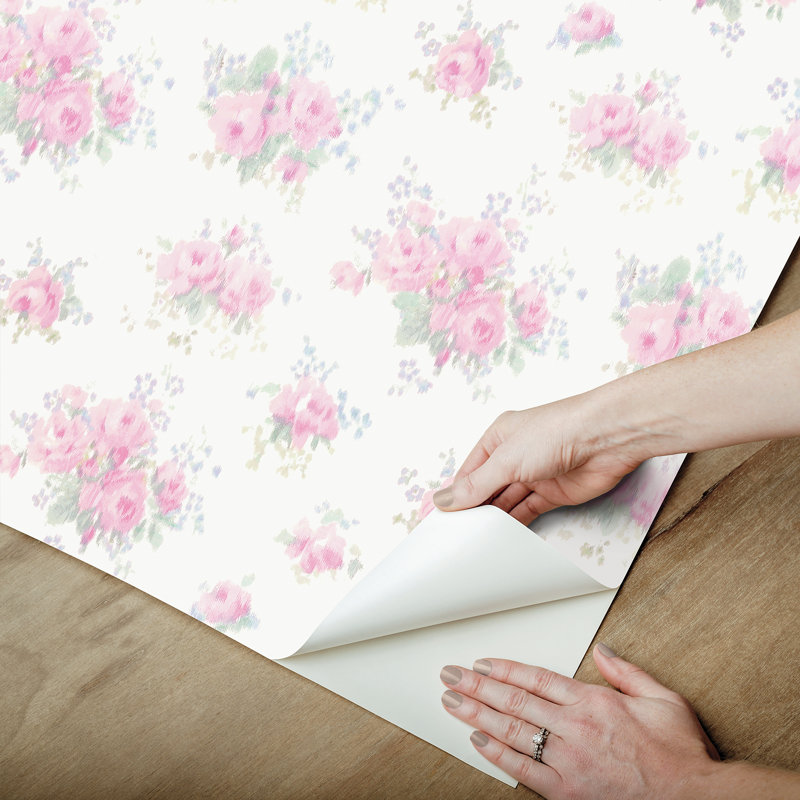 Papier peint adhésif pastel Pasadena Ikat Breezy