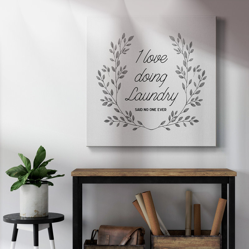 I Love Doing Laundry-Premium Gallery Wrapped Canvas - Ready to Hang