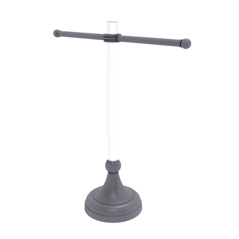 Porte-serviettes de comptoir Jarrell, Gris mat