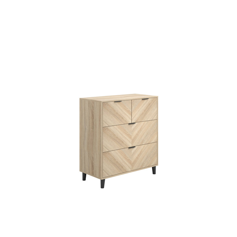 Stockholm 82cm W 4 - Drawer Chest of Drawers