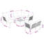  Garden Lounge Set Solid Acacia Wood & Rope Sofa Outdoor Furniture Patio-675458761-675458766