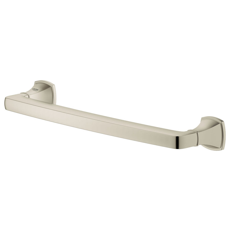 Geneva® Grip Wall Mounted Towel Bar, Brushed Nickel