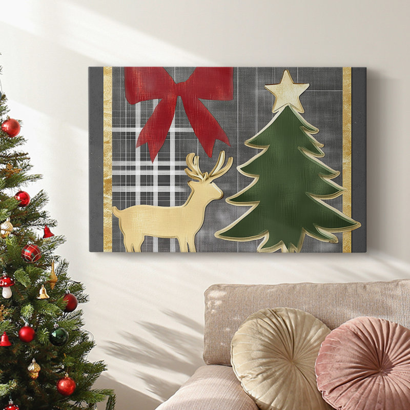 Christmas Holiday Arts - Toile tendue avec châssis, H 16 po x l 24 po