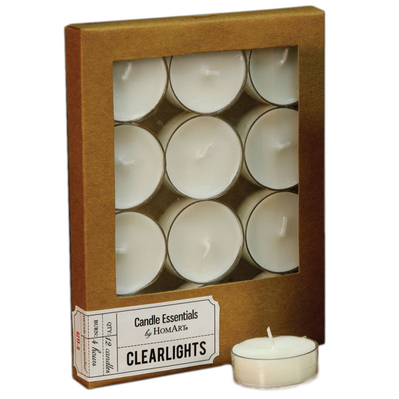 Bougie chauffe-plat sans parfum Clearlite