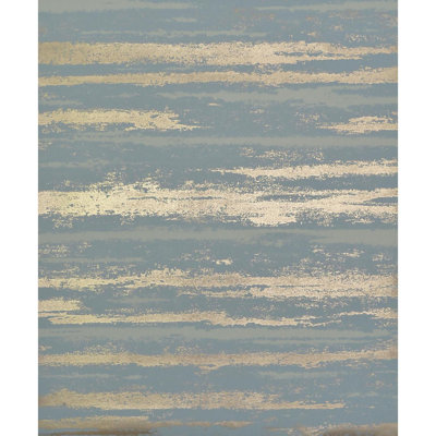 Rouleau de papier peint métallique moderne Métaux L 32,8 pi x l 20,8 po Antonina Vella