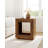Eymi Manufactured Wood 2-Tier Square End Table