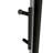 50-54" W X 71" H Shower Door, Matte Black, 1/4" Tempered Glass, Pivot Swing, Stainless Steel Hardware, Easy Install, Wall Adjustable, Leakage Design Swing Door 71", Black Finish, Handle, Design, Left-118139186
