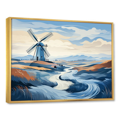Holland Wind Turbine Meadows I - Wind Turbines, art mural
