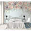 Papier peint texturé amovible floral foncé-1789496583