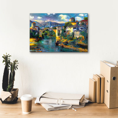  'Bosnia And Herzegovina Mostar' by Pedro Gavidia Canvas Wall Art, 18" x 12"