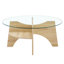 Table basse ronde en verre trempé-678571692