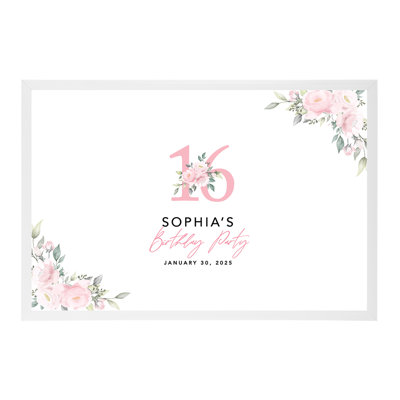 Signe d'anniversaire en papier